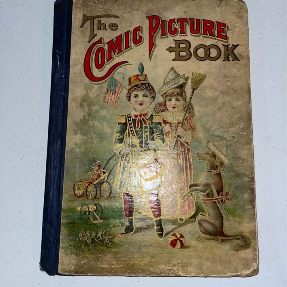 Antique Children's Book " The Comic Picture Book" WB Conkey CO 1898